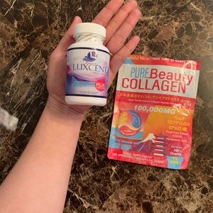 Luxcent and collagen combination